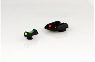 Image of Williams Gun Sight Self Defense Pistol Sights, Glock 42 &amp; 43, Green/Red, 71033