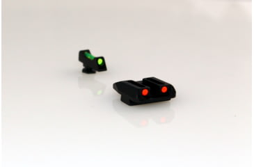 Image of Williams Gun Sight Self Defense Pistol Sights, Glock 42 &amp; 43, Green/Red, 71033