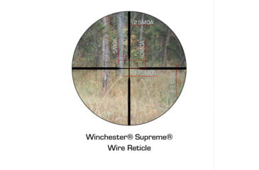 Image of Winchester Supreme Optics 4-12x44mm 1 inch Tube Rifle Scope, Second Focal Plane, Plex Wire Reticle, Black, 4-12x44SF