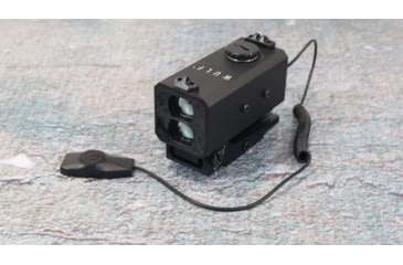 Image of Wulf Optics Arrow 1200m OLED Picatinny Mountable Laser Rangefinder, Black, WU2060