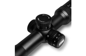 Image of Wulf Optics Hurricane Compact 4-14x44mm 30mm Tube Rifle Scope, Second Focal Plane, W-MIL1 Illuminated Reticle, Black, WU9115