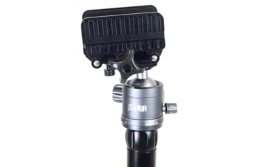 Image of Wulf Optics RAPTOR Carbon Fibre Tripod Shooting System w/ Ball Head, Gun Clamp and Arca Adapter Kit, Grey, WU7300