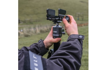 Image of Wulf Optics RAPTOR Carbon Fibre Tripod Shooting System w/ Ball Head, Gun Clamp and Arca Adapter Kit, Grey, WU7300