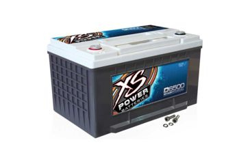 Image of XS Power D6500 AGM Deep Cycle 12 Volt Battery - 3,900A, 1070CA, 75Ah, 3000W / 4000W, White D6500