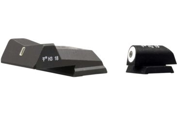 Image of XS Sight Systems DXT Big Dot Pistol Tritium Night Sight, Colt Enhanced Commander 4.25in Novak Rear, Matte Black, Standard, NE-0011S-5