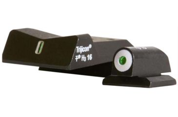Image of XS Sight Systems DXT Big Dot Pistol Tritium Night Sight, Springfield 1911A1 Loaded, TRP, Operator, Novak Rear, Matte Black, Standard, SP-0002S-5