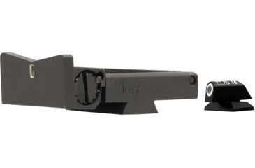 Image of XS Sight Systems DXT Standard Dot Pistol Sight, Para Ordnance Adjustable Rear, Matte Black, Standard, PO-0002A-6