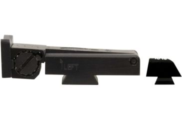 Image of XS Sight Systems DXT Standard Dot Pistol Sight, Para Ordnance Adjustable Rear, Matte Black, Standard, PO-0002A-6