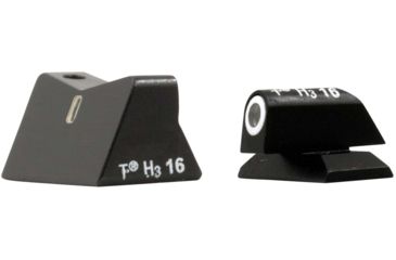 Image of XS Sight Systems DXT Standard Dot Pistol Sight, Para Ordnance Trapezoidal Rear, Matte Black, Standard, PO-0004S-6