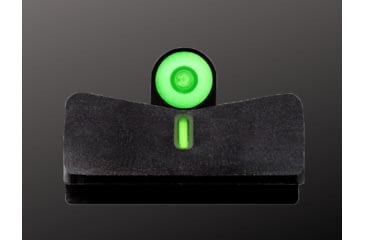 Image of XS Sight Systems DXT2 Big Dot Night Sight, Springfield Champion &amp; Compact, Novak rear, Yellow, SP-0009S-5Y