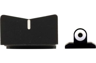 Image of XS Sight Systems DXW Big Dot Pistol Tritium Night Sight, Ruger 1911 Target, Matte Black, Standard, RP-0012A-3