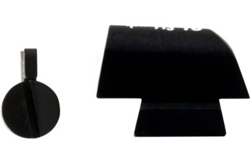 Image of XS Sight Systems DXW Big Dot Pistol Tritium Night Sight, S&amp;W Auto's Adjustable Rear and Dvtl Front, Matte Black, Standard, SW-0013A-3