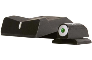 Image of XS Sight Systems DXW Big Dot Pistol Tritium Night Sight, Springfield Champion and Compact, Novak Rear, Matte Black, Standard, SP-0003S-3