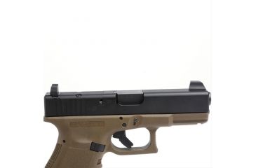 Image of XS Sight Systems DXW Standard Dot for Glock Suppressor Height 17,19,22-24,26,27,31-36,38, Tritium Front, White Stripe Rear GL-0004S-4