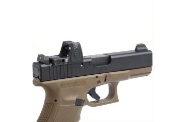 Image of XS Sight Systems DXW Standard Dot for Glock Suppressor Height 17,19,22-24,26,27,31-36,38, Tritium Front, White Stripe Rear GL-0004S-4