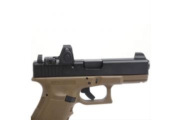 Image of XS Sight Systems DXW Standard Dot for Glock Suppressor Height 17,19,22-24,26,27,31-36,38, Tritium Front, White Stripe Rear GL-0004S-4