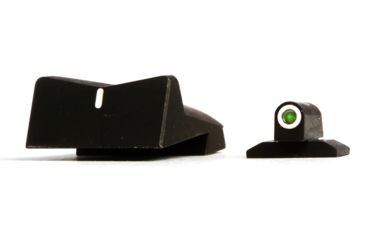 Image of XS Sight Systems DXW Standard Dot Pistol Tritium Night Sight, Kimber 1911 Custom 5in &amp; Ultra Carry, Matte Black, Standard, KB-0002S-4