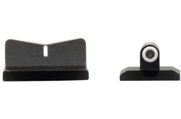 Image of XS Sight Systems DXW Standard Dot Pistol Tritium Night Sight, Springfield Ultra Compact &amp; Micro Compact, Novak rear, Matte Black, Standard, SP-0004S-4