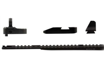 Image of XS Sight Systems Lever Rail Ghost Rifle Scope Ring WS, Marlin 336 35 Rem, Matte Black, Standard, ML-1006-5