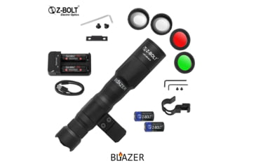 Image of Z-Bolt Blazer LEP Weapon Light and ARMS Mount - Dual Fuel - 18650, CR123A, FDE, LEP-18650-FDE-PHCF-17S