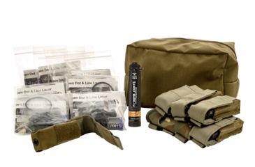 Image of Z-Bolt Infrared Dot Laser Designator, Civilian Legal, 1.000 Meter Range,FDA CLASS 1, 4 Pcs Kit, Coyote Brown, MARK-1ir-KIT-4-SP-CB