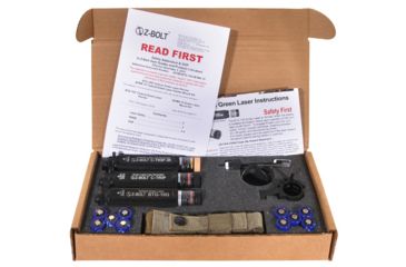 Image of Z-Bolt Laser EOD Kit, 2x Green Tactical Designators, 1x IR Illuminator, Ranger Green, Green/IR, Z-BOLT-EOD-RG
