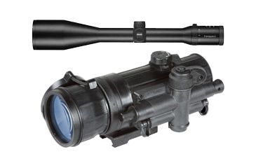 Image of Zeiss 4.5-14x50AO MC Conquest Hunting Turret Rifle Scope w/ #20 Plex Reticle and Armasight Co-mr-sd Night Vision Medium Range Clip-on System Standard Definition Generation 2+ w/adapter #4