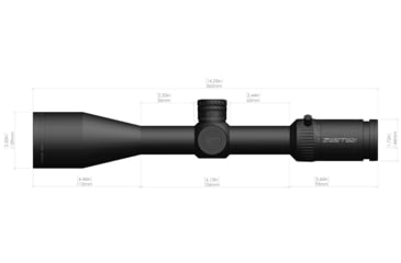 Image of ZeroTech Optics Trace Advanced 4-24x50mm Rifle Scope, 30mm Tube, First Focal Plane, Horace Temor 3 T3 FFP Reticle, MRAD, Black, TR4245FT3