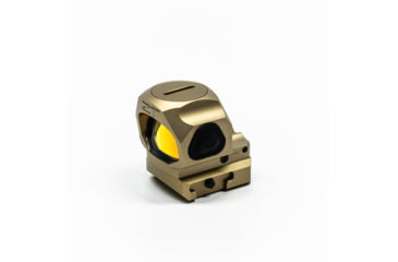 Image of ZeroTech Optics Trace H.A.L.O 1x28mm Enclosed Micro Reflex Red Dot Sight, 3 MOA Dot, Flat Dark Earth, TRAE28-FDE