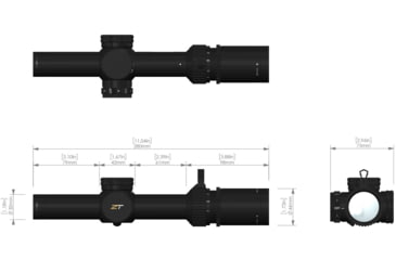 Image of ZeroTech Optics Vengeance 1-8x24mm 30mm Tube Rifle Scope, Second Focal Plane