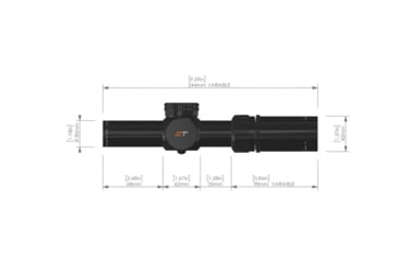 Image of ZeroTech Optics The Vengeance 1-6x24mm Riflescope, 1.18in Tube, Second Focal Plane, RAR SFP Illuminated Reticle, Black, VG1624-IR