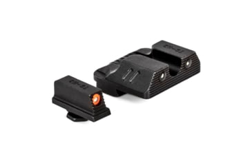 Image of ZEV Technologies Combat Tritium Sight Set, .215 Tritium Front w/ Orange Ring, Tritium Rear, SIGHT.SET-215-NS-COM3-NS-B