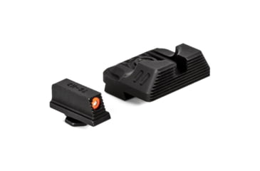 Image of ZEV Technologies ZEV Combat Night Sight Set, .215 Tritium Front w/ Orange Ring, Standard Rear, SIGHT.SET-215-NS-COM3-B