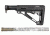 Hogue AR15/M-16 OM Mil-Spec Collapsible Buttstock, Black, 15045