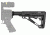 Hogue AR15/M-16 OM Mil-Spec Collapsible Buttstock, Black, 15045