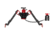 ACCU-TAC Hyb-500 Hydro Bipod, Picatinny, Cants, Remote Vert Adjust, Black/Red, Large, HYB-0500