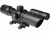 AIM Sports Inc 1.5-5x32 Dual Illuminated Scope w/ Duplex Reticle and Picatinny Mount JSDG15532G-N