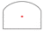 AIM Sports Inc Sub-compact 1x24mm Red Dot Reflex Sight, 3.5 MOA Dot Sight, Aircraft Grade Aluminum, Black, RT5-P1, EDEMO1
