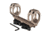 American Defense Manufacturing Dual Ring Scope Mount Straight Up, Spaced Wide to Fit Larger Scoped Like SCHMIDT &amp; BENDER, w/ 20MOA, 1in Rings, Flat Dark Earth, AD-RECON-SW 20MOA 1 STD FDE-TL