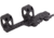 American Defense Manufacturing Dual Ring Scope Mount w/ 3in Offset, 35mm Rings, Black, AD-RECON-X 35 STD-TL