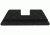 AmeriGlo BLK Rear Sight Fits Glock 17 Flat BLK Rear .256in. Height .150in. Notch Setscrew Fit GL-400U
