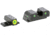 AmeriGlo Combination Sight Sets for Springfield Hellcat OSP w/Green Tritium LumiGreen Outline Front/ Green Tritium Black Outline Rear, SA-548