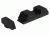 Ameriglo Complete Black Night Sight Set Ghost Ring Style Flat Black Front Black Rear For Glocks 17 19 22 23 24 26 27 33 34 35 37 38 39 Gl 122
