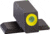AmeriGlo Front Only-Green Tritium LumiGreen Outline FRONT .260&quot; H .140&quot; W, SG-212-260-GR