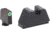 AmeriGlo Glock XL Tritium Night Sight Suppressor/Optic Height Set, Green Tritium Black Outline .315in front FlatBlack .394in Rear, Fits all Glock Except 42 &amp; 43, XL, up to 0.284in DH, GL-809