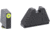 AmeriGlo Glock 5XL Tritium Night Sight Suppressor/Optics Height Sight, Green Tritium LumiGreen Outline .407in front, FlatBlack .507in Rear, Fits all Glock Except 42 &amp; 43, 5XL, up to 0.397in DH, GL-682