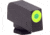 AmeriGlo Glock Pro-Glo Tritium Front Pistol Sights, Front Only, Green Tritium LumiGreen Outline FRONT .220in H .125in W, GL-212T-220-GRC