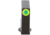 AmeriGlo Glock Pro-Glo Tritium Front Pistol Sights, Front Only - Green Tritium LumiGreen Outline Front .407in H .125in W, GL-212-407-G