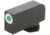 Ameriglo Night Sight, FRONT Only - Green w/ White Outline - For Glocks, .240 Height GL-112-240