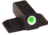 Ameriglo Night Sights Operator Style Green Rear Only Fnp 45 Fn 605 Op R